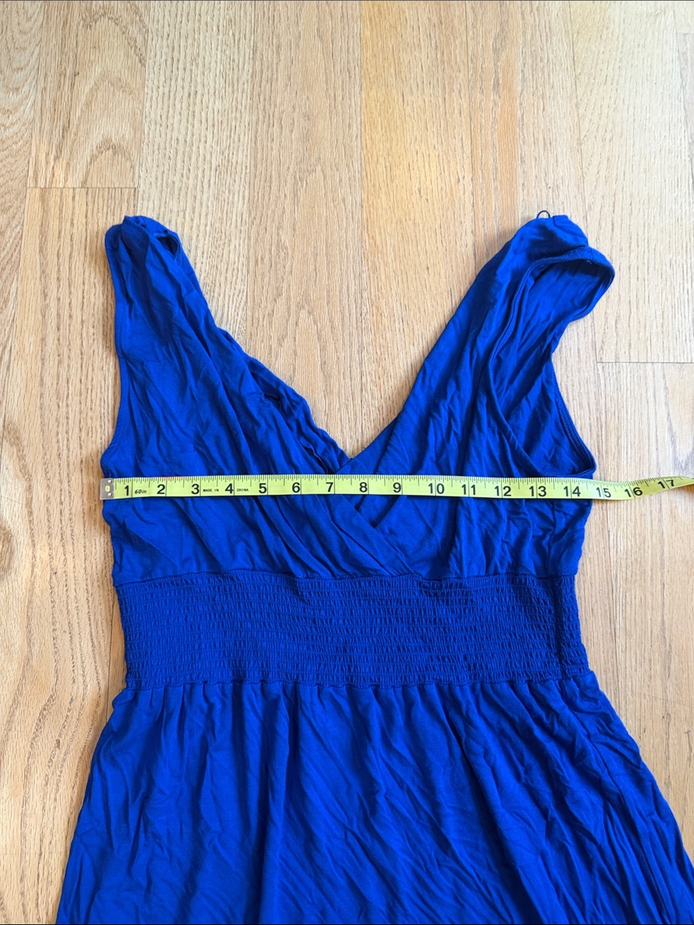 Rolla Coster Cobalt Blue V-Neck Sleeveless Maxi Dress - Picture 2 of 6